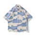 Men's Clothing 2025 Summer Foreign Trade Floral Full Print Short Sleeved Shirt 3D Printing Fashion Beach Shirt_viptrois.com