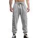 Men’s Heavyweight Winter Work Pants – Relaxed Fit Polyester Trousers For Outdoor & Casual Wear (Black/Gray, Straight Leg, Machine Washable_viptrois.com