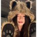 Cute Fox Ears Plush for Women, 2024 Autumn Winter Hats and Scarves in One Warm Ear Protection, Lei Feng Hat Trendy_viptrois.com