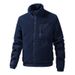 Men's Fleece-Lined Winter Jacket - Thickened Polyester Bomber Coat With Stand Collar (Black/Camel/Green/Navy)_viptrois.com