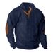 Pure 2024 Autumn Winter New In Stock Cross-Border Men's Hot-Selling Outdoor Casual Long-Sleeve Sweatshirt Stand Collar_viptrois.com