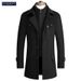 Pulse Plus European Size Winter Wool Middle-aged Double Collar Mid-length Woolen Trench Coat Men's Foreign Trade_viptrois.com