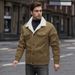 New Lambskin Jacket Men's Autumn And Winter Plus Velvet Loose Cold Proof Lapel Corduroy Cotton Coat_viptrois.com