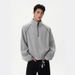 Cleanfit hoodie retro hooded Vibe heavyweight basic simple solid color short hoodie for men and women_viptrois.com