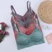 (Pack of 3) Breastfeeding Bra Open Buckle No Steel Ring Underwear Pregnant Women Gather Nursing Bra with Breast Pad_viptrois.com