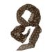 High Versi French Brown Lg Striped For Women Spring Summer Versatile Neck Tie Thin Elegant Accessory Silk Scarf_viptrois.com