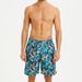 Floral Five-Point Quick-Dry Loose Swim With Inner Lining Plus Size Beach Shorts For Men Summer_viptrois.com