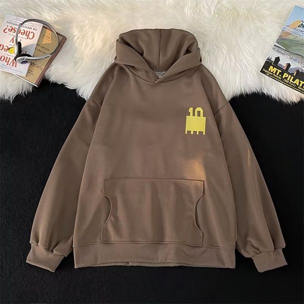 Autumn And Winter Hoodie Men's Casual Hoodie Retro Loose Top Trendy Brand Jacket_viptrois.com