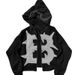 American Y2K Style High Street Print Hot-Selling Autumn New Letter Patch Unisex Hoodie_viptrois.com