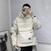 Winter New Zipper Workwear Jacket Trendy Men's Hooded Short Coat Couple Matching Pullover Cotton Clothing_viptrois.com