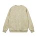 Street Style American Letter Embroidery Crew Neck Sweatshirt For Men, Vibe Trendy Long Sleeve Pullover Casual Loose Fit_viptrois.com