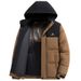 Men's Winter Graphene Thermal Hooded Jacket With Fleece Lining, Thickened Outdoor Cotton Coat For Men_viptrois.com