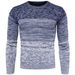 Loom 2020 Autumn Winter New Knitted Sweater Gradient Cardigan Foreign Trade Men's Clothing Manufacturer Wholesale_viptrois.com