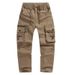 Trendy Multi-Color Jogger Pants For Men - All-Season Slim-Fit Cargo Pants With Adjustable Cuffs, Plus Size Comfort & Stylish Streetwear Design_viptrois.com