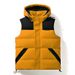 Men’s Hooded Puffer Vest – Oversized Streetwear Sleeveless Jacket (M-3XL, Purple/Yellow/Red/Black/Beige)_viptrois.com