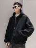 Men's Clothing Hooded Heavy Sweater Loose Oversized Hooded Sweatshirt With Backpack Straps – Heavyweight Unisex Streetwear (Black, M-3XL)_viptrois.com