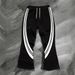 Men's Clothing New Fashion Brand Fashion Stripes Simple Slightly Elastic Fabric Flared Pants Fashionable And Versatile_viptrois.com