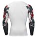 Men's Clothing sports tights, cool and fashionable, flower arm sports quick-drying fitness clothes, long sleeves, large size, breathable_viptrois.com