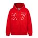 American Style Button Letter Irregular Zipper Hooded Sweatshirt Unisex Loose Casual Versatile Jacket Top_viptrois.com
