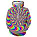 Loom Loom Casual Couple Hooded Sweatshirt Cross-Border European And American Plus Size Men's 3D Swirl Print Pullover Long Sleeve_viptrois.com