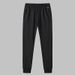 Men's Korean-Style Casual Jogger Pants - Elastic Waistband, Solid Color, Loose Fit & Straight Leg For Streetwear & Lounge (Sizes L-6XL)_viptrois.com