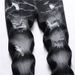 Men's Clothing Trade Flower Hole Fashion Trend Men's Denim Trousers_viptrois.com