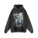 Horror Comics Joker Skull Werewolf Creative Printed Hooded Sweater Spring/Summer Street Youth Pullover For Men_viptrois.com