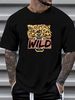Tiger Wild Vintage Music Feel T Shirt Funny Cute S For Slightly Versatile Soft Homme Unisex Summer Stylish Streetwear Fashion Breathable Graphic_viptrois.com