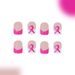 Short bright face square armour Europe and the United States cross-border foreign trade pink ribbon care women's health detachable wearable armour 24 _viptrois.com