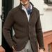 "Men's Slim-Fit Acrylic Knit Sweater – Winter Crewneck Pullover With Stain-Resistant Finish (M-4XL, 7 Classic Colors)"_viptrois.com