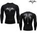 Men's Clothing Compression Shirt Black Fitness T Shirt Men's Muscle Quick Drying Fitness Sportswear Sun Protection Sports Close Fitting_viptrois.com