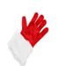 Christmas Short canary and white wool gloves Christmas party ceremonial performance gloves_viptrois.com