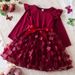 Mother Kids Princess Dress Children's Birthday One Year Old Dress_viptrois.com