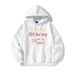 Hooded Letter Printed Hoodie For Men And Women, Casual, Fashionable, Versatile, Loose Fit, New Couple Hoodie Top_viptrois.com