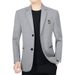 CT 2025 Spring And Autumn New High-end Middle-aged Men's Casual Woolen Suit Dad's Single-piece Blazer Jacket_viptrois.com