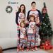 Christmas Santa Deer Snowflake letter striped Christmas family dress printed homewear sleep_viptrois.com