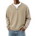 Men's 3d Print Long Sleeve Hoodie – Vintage-Inspired Layered Look With Fleece Lining (Multiple Colors, S-5xl)_viptrois.com