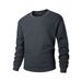 Men's Heavyweight 300GSM Jacquard Crewneck Sweatshirt – Oversized Fit Drop-Shoulder Long Sleeve (M-4XL)_viptrois.com