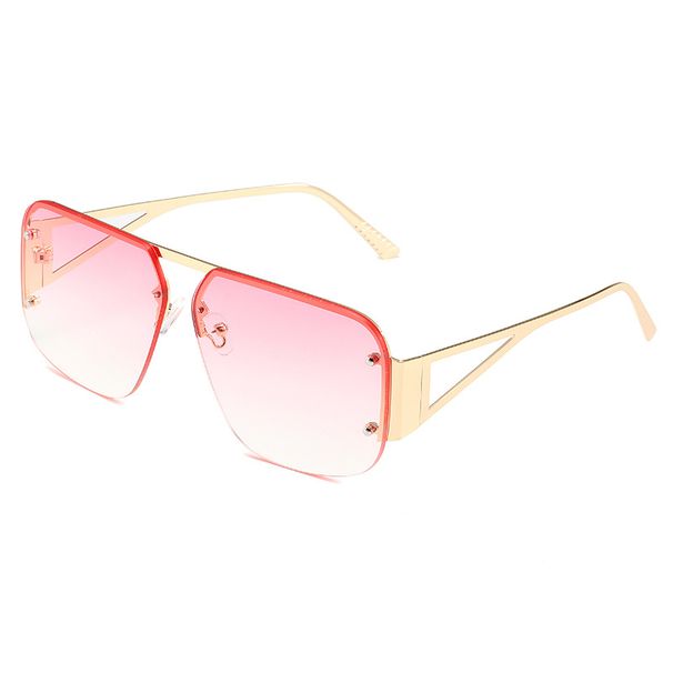 SKY CAPTAIN - Retro Aviator Sunglasses (Half-Frame Square Lenses, Versatile Fashion Shades, Hot Seller)_viptrois.com