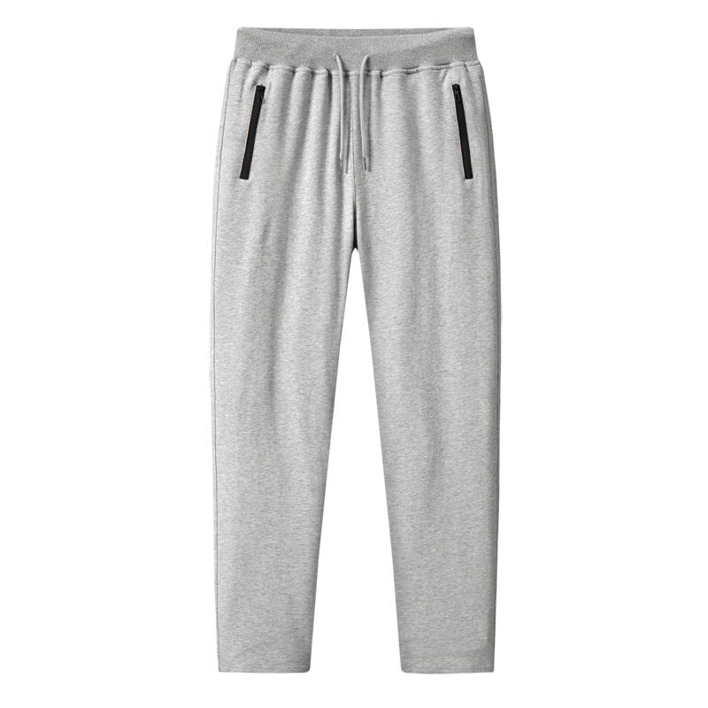 Men's Clothing Summer Thin Casual Pants Breathable Pants With Cuffs Pure Cotton Trousers Cuffs Knitted Pants_viptrois.com
