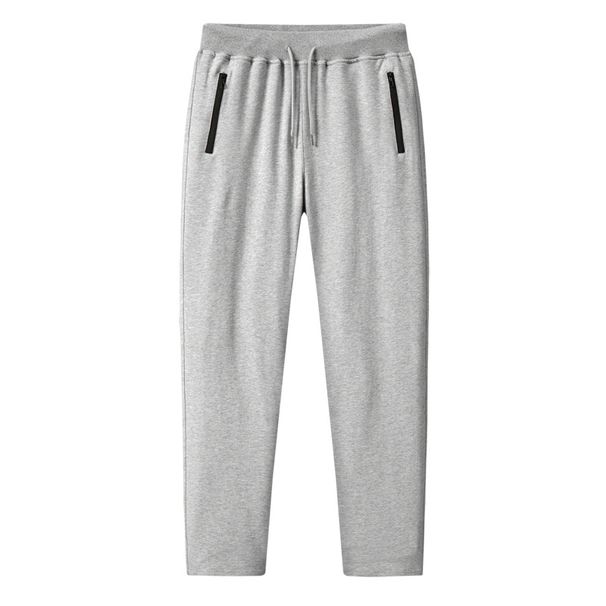 Men's Clothing Summer Thin Casual Pants Breathable Pants With Cuffs Pure Cotton Trousers Cuffs Knitted Pants_viptrois.com