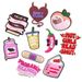 New Fun Cartoon Shoe Floral Accessories Bookish Smut Personality DIY Soft Rubber Shoe Buckle Decorative Buckle_viptrois.com