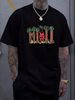 Tom Odell Double Sided Graphic Tour T-Shirt Concert Band Black Men’s Large RARE Stretched Slightly Homme Designer Clothes Top For Everyday Wear_viptrois.com