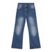 New Slim High Flared VIBE Style Washed Distressed Loose Jeans Trousers Men's Trend_viptrois.com