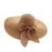 Women's Straw Hat Super Large Brim Straw Hat For Women Summer Sun Protection Wide Brim Hat Seaside Bow Beach Hat Sun Hat_viptrois.com