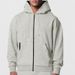 Cross-border E-commerce Autumn Winter Season Solid Color Hooded Fleece Warm Men's Long Sleeve Sweatshirt_viptrois.com