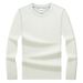 Thermotem Thermal Lyocell Cotton Long Sleeve Sweatshirt Solid Color Crew Neck T-Shirt Sports Casual Top Men's Outdoor_viptrois.com