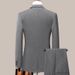 Men's groomsmen, Korean style grooms wedding dresses, business casual, formal, slim, casual suits for men_viptrois.com