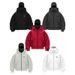 Men's Clothing Platform Sweatshirt Plus Velvet Double Hooded Hooded Sweatshirt Autumn And Winter New Loose Y2K Sweatshirt_viptrois.com