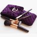 CT 4Pcs Travel Size Makeup Brush Set + Purple Velvet Pouch AU_viptrois.com